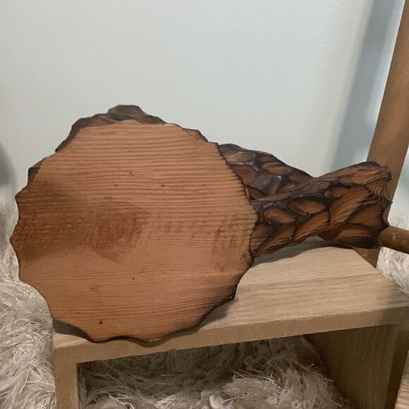 Vintage Wooden Brutalist Style Candle Holders Set Of Three Retro - Picture 12 of 16